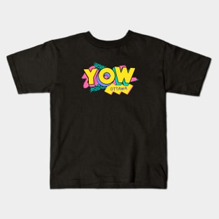 Ottawa, Canada Retro 90s Logo Kids T-Shirt